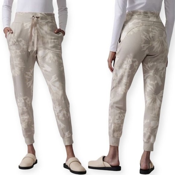 Athleta Willow Abalone Grey Drawstring Waistband Balance Jogger - Picture 1 of 4